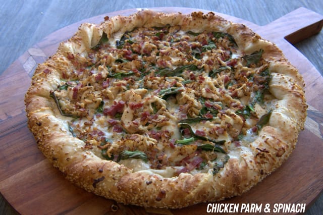 Chicken Parm & Spinach.