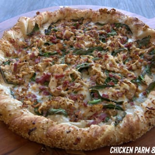 Chicken Parm & Spinach Deep Dish