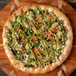 Veggie Pesto Deep Dish