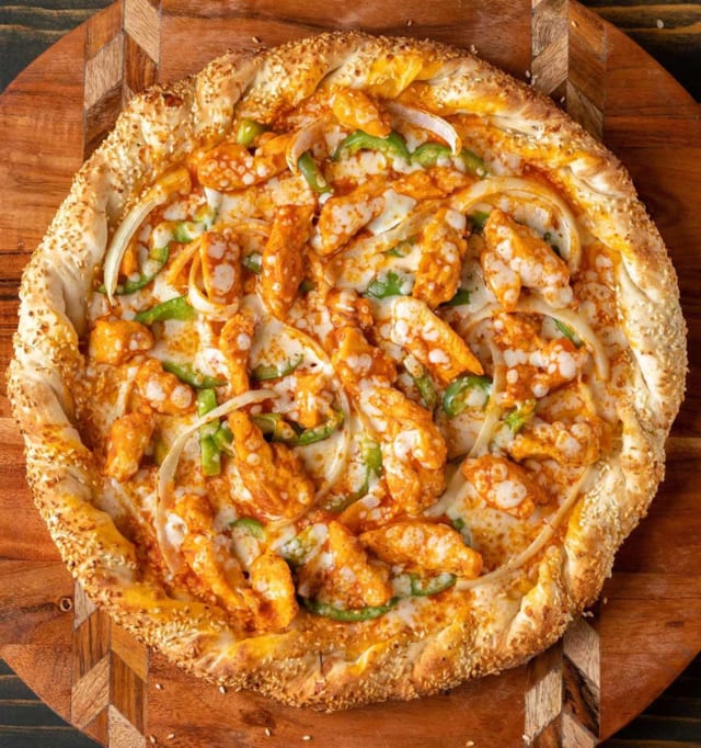 Buffalo Chicken Deep Dish.