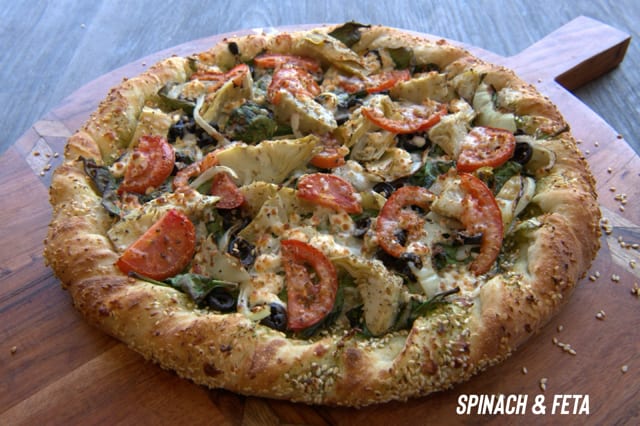 Spinach & Feta Deep Dish.