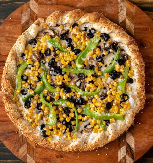 Sweet Corn and Veggie Deep Dish.